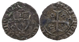 Portugal
D. João I (1385-1433)
Fifth of Real cruzado Porto
Monetary letter obverse.
AG: 10.01 0.83 g
Fine