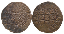 Portugal
D. Duarte I (1433-1438)
Real Preto Lisbon
AG: 02.06 2.33 g
Very Fine