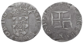 Portugal
D. Sebastião I (1557-1578)
Tostão Lisbon
Tostão of last the last type of closed crown Lisbon
AG: 53.03 7.28 g
About Very Fine