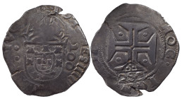 Portugal
D. Afonso VI (1656-1667)
Countermark 2S0 above Half cruzado D.João IV
AG: 42.03 10.57g
Good Fine