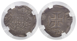 Portugal
D. Afonso VI (1656-1667)
Monetary Essay 1000 Réis 1666 Lisbon
In fact, it is much more likely that the obverse die is a reuse of a 1000 Réis ...