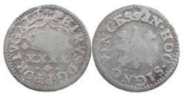 Portugal
D. Pedro Prince Regent (1667-1683)
Vintém Lisbon
AG: 44.03 1.62 g
Very Fine