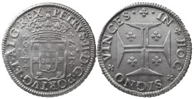 Portugal
D. Pedro II (1683-1706)
Cruzado Lisbon 1687
AG: 73.02 17.22 g
XF