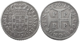 Portugal
D. Pedro II (1683-1706)
New Cruzado Porto 1689
AG: 81.01 17.06 g
XF