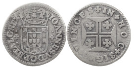 Portugal
D. João V (1706-1750)
3 Vinténs
AG: 51.01 1.63 g
About Fine
