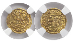 Portugal
D. João V (1706-1750)
Pinto 1720
NGC MS 62
AG: 84.03. Scarse in this state.