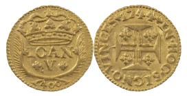 Portugal
D. João V (1706-1750)
Pinto 1744
AG: 84.15 0.97 g
Good Very Fine