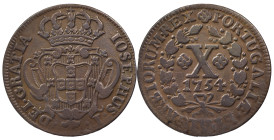 Portugal
D. José I (1750-1777)
10 Réis Lisbon 1754
AG: 08.05 10.78 g
About Very Fine