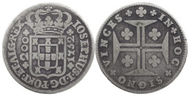 Portugal
D. José I (1750-1777)
12 vinténs Lisbon 1752
AG: 26.01 6.39 g
Fine