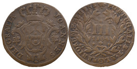 Portugal
D. João Prince Regent (1799-1816)
3 Réis Lisbon 1804
AG: 01.01 3.55 g
Fine