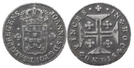 Portugal
D. João Prince Regent (1799-1816)
3 vinténs Lisbon
AG: 15.01 1.83 g
Good Fine
