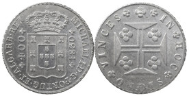 Portugal
D. Miguel I (1828-1834)
New Cruzado Lisbon 1830
AG: 12.03 14.58 g
XF