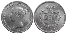 Portugal
D. Maria II (1834-1853)
500 Réis Lisbon 1853
AG: 39.21 14.75 g
XF