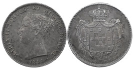 Portugal
D. Maria II (1834-1853)
1000 Réis Lisbon 1844
AG: 40.04 29.60 g
Good Very Fine