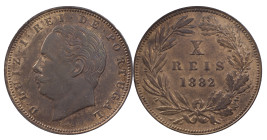 Portugal
D. Luís I (1861-1889)
10 Réis Lisbon 1882
AG: 05.01 5.97 g
XF