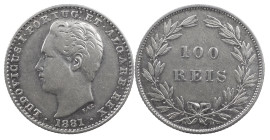 Portugal
D. Luís I (1861-1889)
Essay of Cunho 100 Réis Lisbon 1881
Essay of die with the obverse of the 2000 Réis of Gold from 1881.
AG: 09.19 2.50 g....