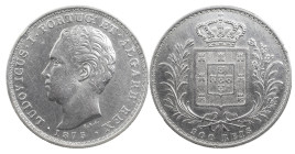 Portugal
D. Luís I (1861-1889)
500 Réis Lisbon 1875
AG: 12.11 12.43 g
About Very Fine