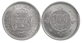 Portugal
D. Carlos I (1889-1908)
100 Réis Lisbon 1900
AG: 07.01 3.87 g
UNC