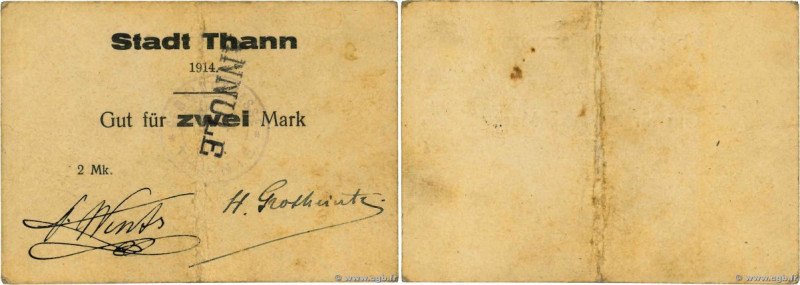 Country : GERMANY 
Face Value : 2 Mark Annulé 
Date : 1914 
Period/Province/Bank...