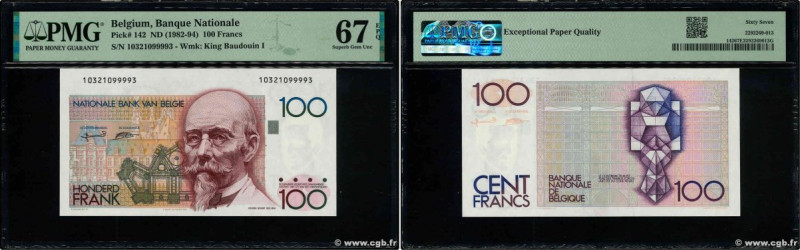 Country : BELGIUM 
Face Value : 100 Francs 
Date : (1982-1994) 
Period/Province/...