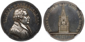 Germany, Medal 1817 - 300 years of Reformation - NGC MS62 PL