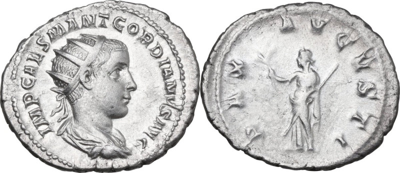 Gordian III (238-244). AR Antoninianus, Rome mint, 238-239. Obv. IMP CAES M ANT ...