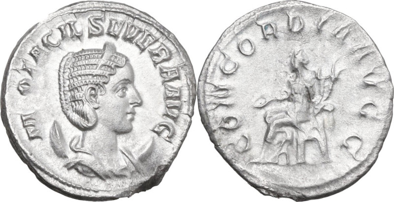 Otacilia Severa, wife of Philip I (244-249). AR Antoninianus, Rome mint, 246-248...