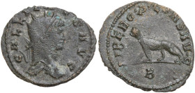 Gallienus (253-268). BI Antoninianus, Rome mint. Obv. GALLIENVS AVG. Radiate head to right. Rev. LIBERO P CONS AVG. Panther standing left; B in exergu...