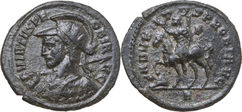 Probus (276-282). BI Antoninianus, Cyzicus mint, 277 AD. Obv. VIRTVS PROBI AVG. ...