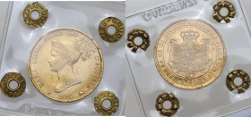 Parma. Maria Luigia d'Austria (1815-1847) Duchessa di Parma, Piacenza e Guastalla. 40 lire 1815. D/ Busto diademato a sinistra. R/ Stemma coronato. CN...
