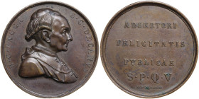 Bartolomeo Pacca (1756-1844), cardinale. Medaglia 1830. Wurzb. 7047. AE. 18.48 g. 34 mm. Opus: Caputi. Colpetto al ciglio. SPL. Bartolomeo Pacca fu no...