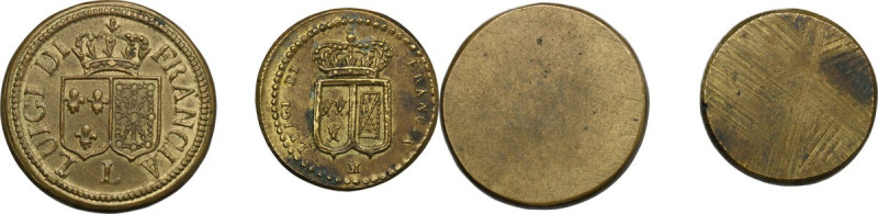 Italia. Luigi XVI (1774-1793). Peso monetale 'Luigi di Francia' per il doppio Lu...