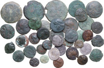 Ancient World. Multiple lot of thirty-nine (39) AR and AE coins from the ancient world.