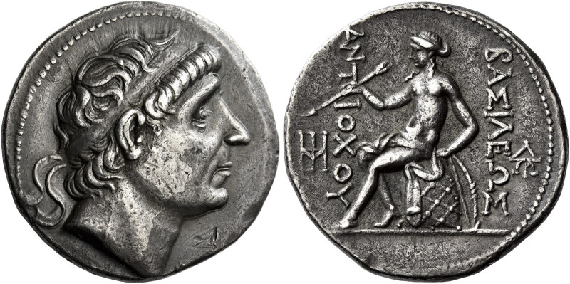 Tetradrachm, Seleucia on the Tigris circa 278-261, AR 29 mm, 17.01 g. Diademed h...