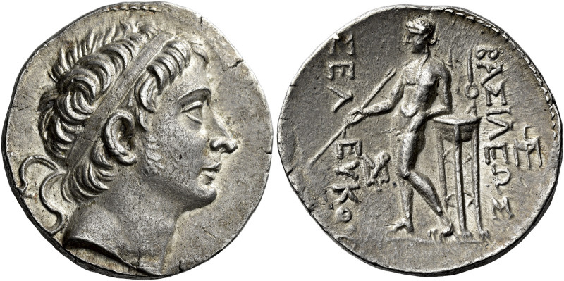 Tetradrachm, Seleucia circa 240-230, AR 29 mm, 16.91 g. Diademed head of Seleucu...