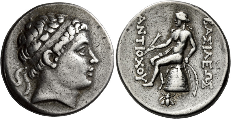 Tetradrachm, Lampsacus circa 242-227, AR 30 mm, 16.94 g. Diademed head of Antioc...