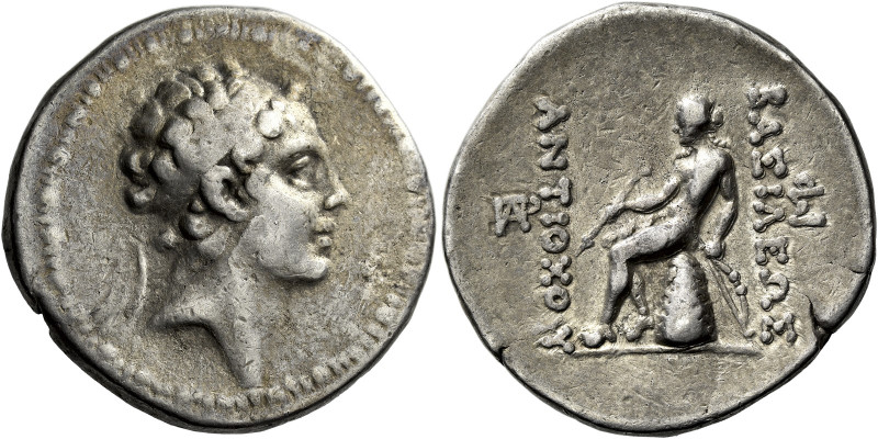 Tetradrachm, ”Antiochia on the Persian Gulf” mint circa 175-164, AR 29 mm, 16.84...