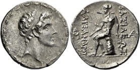 Tetradrachm, Antiochia on the Persian Gulf mint circa 150-145, AR 28 mm, 16.50 g. Diademed head of Alexander I r. Fillet border. Rev. BAΣΙΛΕΩΣ – AΛEΞA...