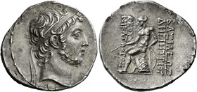 Tetradrachm, Seleucia on the Tigris circa 139-138, AR 31 mm, 15.60 g. Diademed head of Demetrius II r., with short beard. Fillet border. Rev. BAΣΙΛΕΩΣ...