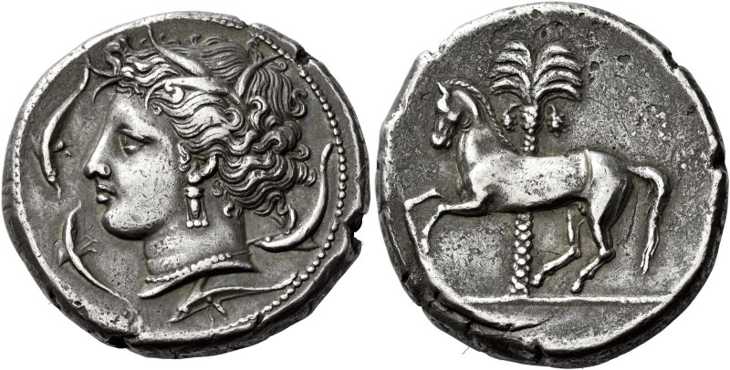The Carthaginians in Sicily, Sardinia and North Africa 

Tetradrachm, uncertai...