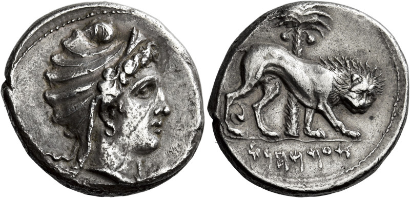 The Carthaginians in Sicily, Sardinia and North Africa 

Tetradrachm, uncertai...