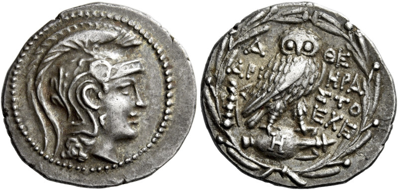 Attica, Athens 

Drachm, magistrate ΗΡΑ- (Hera-), ΑΡΙΣΤΟΦ- (Aristoph-) 168-167...