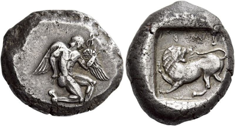 Uncertain mint in Caria 

Stater, mint B circa 480-460, AR 22 mm, 11.78 g. You...