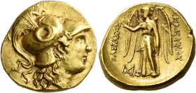 Seleucid kings. Seleucus I Nicator, 312 – 281 

Distater, uncertain mint in Cappadocia, eastern Syria, or northern Mesopotamia circa 305-281, AV 22 ...