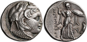 Ptolemaic kings of Egypt, Ptolemy I as satrap, 323 – 305 or King, 305 – 282 

Tetradrachm struck in the name of Alexander III, Alexandria circa 310-...
