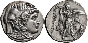 Ptolemaic kings of Egypt, Ptolemy I as satrap, 323 – 305 or King, 305 – 282 

Tetradrachm struck in the name of Alexander III, Alexandria circa 306-...