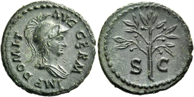 Domitian augustus, 81 – 96 

Quadrans 84-85, Æ 18 mm, 2.67 g. IMP DOMIT – AVG ...