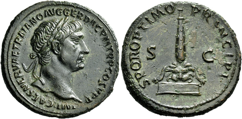Trajan augustus, 98 – 117 

As circa 103-104, Æ 28 mm, 11.72 g. IMP CAES NERVA...