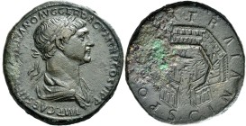 Trajan augustus, 98 – 117

Sestertius circa 112-114, Æ 34 mm, 26.57 g. [IMP CAES NERVAE TRAI]ANO AVG GER DAC P M TR P COS VI P P Laureate and draped...