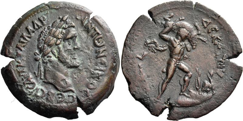 Antoninus Pius augustus, 138 – 161

Drachm, Alexandria 140-141 (year 4), Æ 35 ...